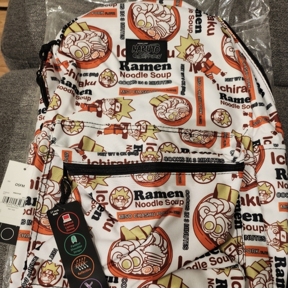 Naruto backpack Ramen